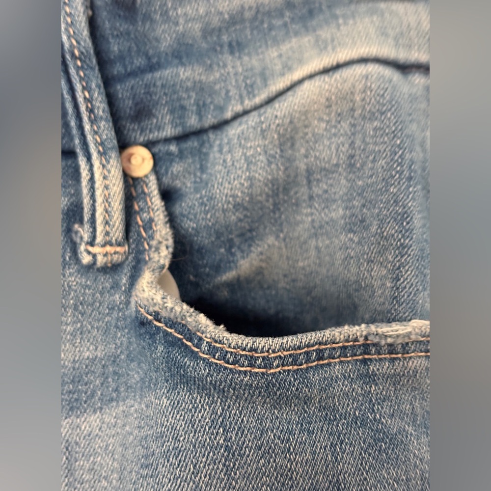 NWOT Mother Jeans : The Roller Crop Snippet Fray - Picture 5 of 12